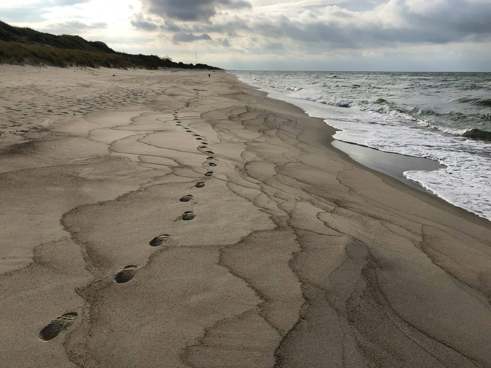 Fußspuren im Sand